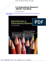 Full Download Introduction To Educational Research 2nd Edition Mertler Test Bank