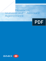 BMO Business MasterCard - Agreement