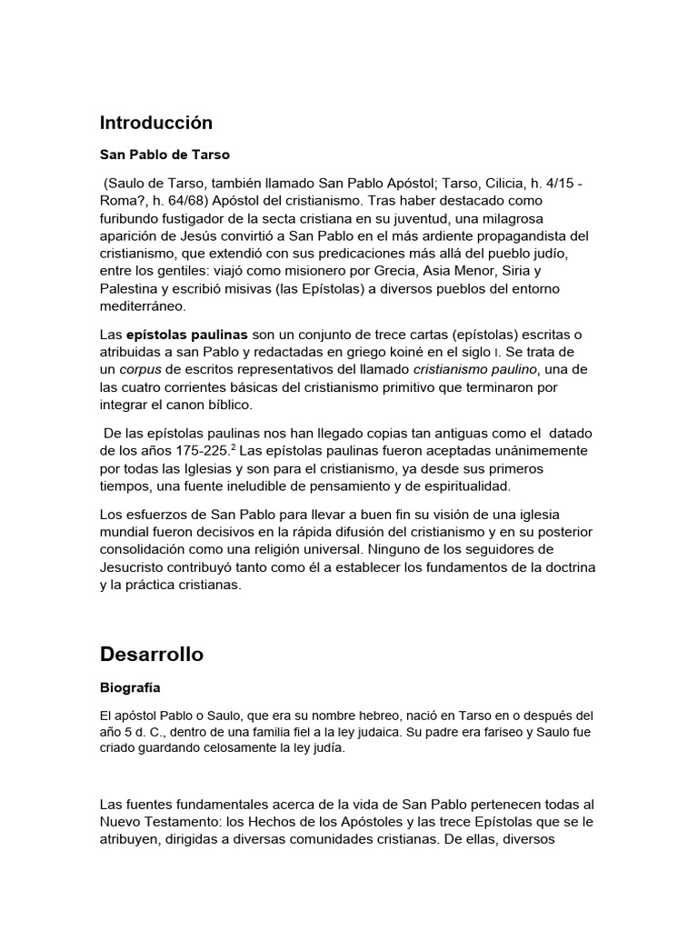 Biografia Del Apostol Pablo PDF - 1719948996