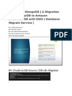 4 (Migration MongoDB) 2.migration From MongoDB To Amazon DocumentDB With DMS (Database Migrate Service) .