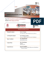 Food Production Operation and Management Basic Sponges and Cakes