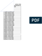 Jadwal Pemeriksaan Berkala