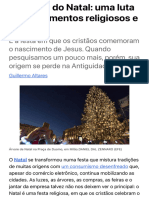 A Origem Do Natal: Uma Luta Entre Elementos Religiosos e Pagãos - Cultura - EL PAÍS Brasil