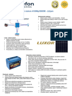 Solarni Sistem 4100Wp-5000W Litijum 2023