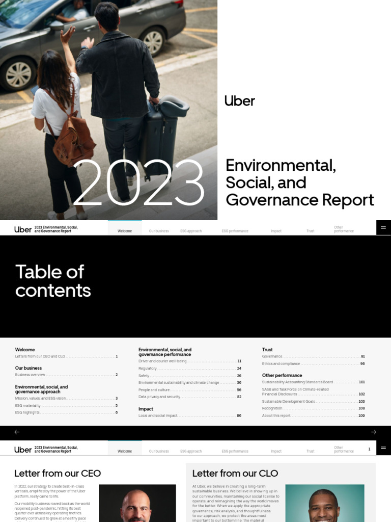 2023 ESG Performance Report Overview | PDF | Governance | Business
