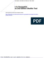 Full Download Introduction To Geospatial Technologies 2nd Edition Shellito Test Bank