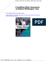 Full Download Principles of Auditing Other Assurance Services 21st Edition Whittington Test Bank