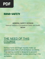 Hand Safety: National Institute of Occupational Safety and Health