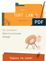 Chapter 7 - Tort Law