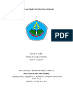 Makalah Praktikum Aneka Ternak: Disusun Oleh: Nama: Nafa Ramadana NIM: C321221344