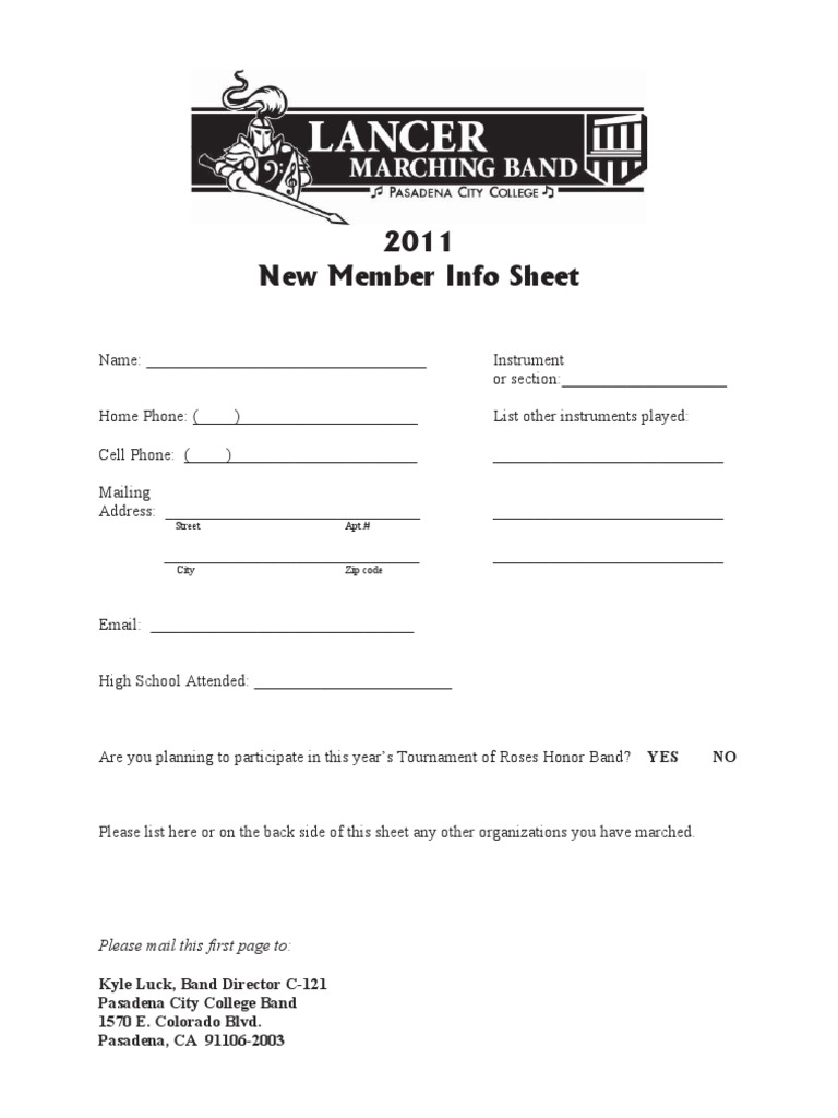 Member Info Question A Ire | PDF