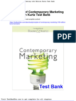 Full Download Principles of Contemporary Marketing 14th Edition Kurtz Test Bank