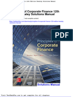 Full Download Principles of Corporate Finance 12th Edition Brealey Solutions Manual