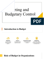 Introduction To Budget
