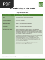Overview of BSAIS Program at UST | PDF | Accounting | Audit