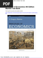 Full Download Principles of Economics 4th Edition Mankiw Test Bank