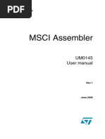 MsciAsm User Manual