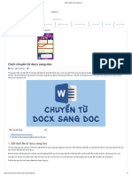 7. Cách Chuyển Từ Docx Sang