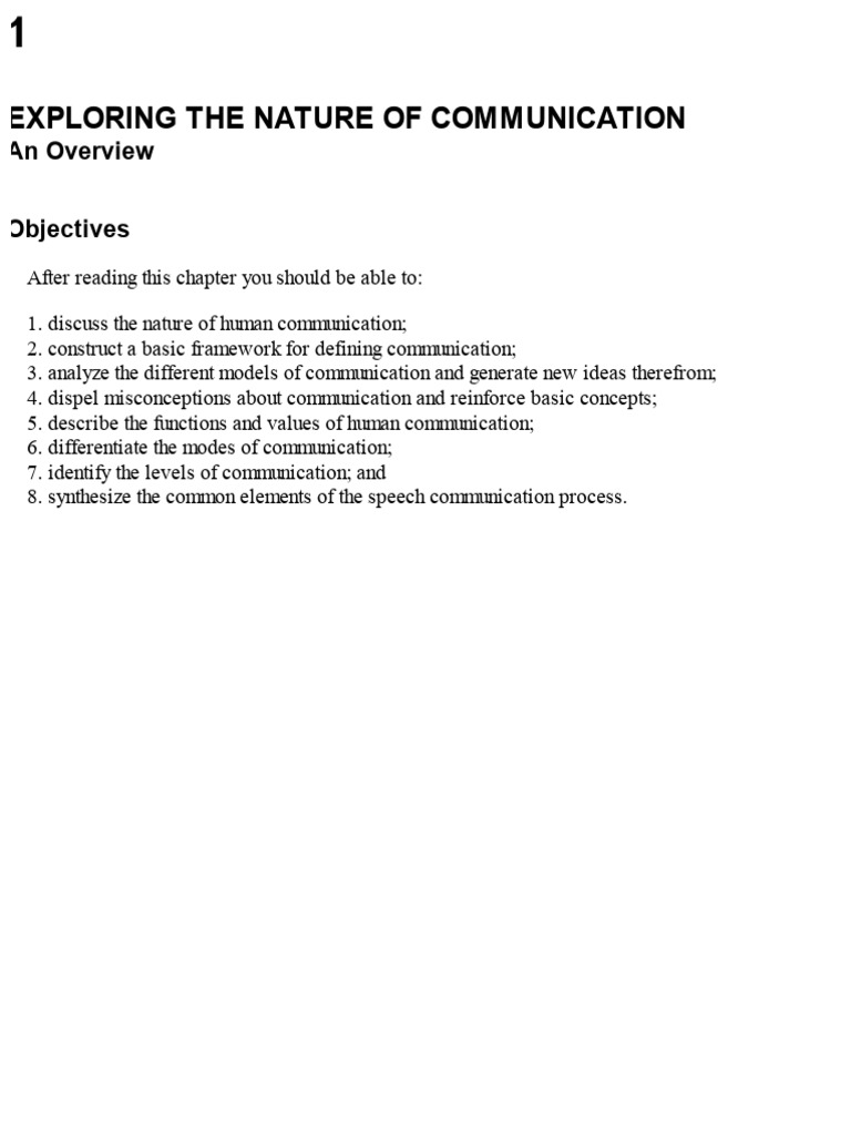 What Are The Seven Elements Of The Speech Communication Process How Do They Interact