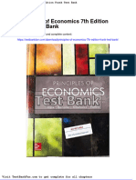 Full Download Principles of Economics 7th Edition Frank Test Bank