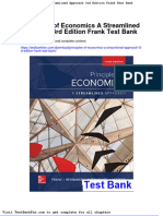 Full Download Principles of Economics A Streamlined Approach 3rd Edition Frank Test Bank