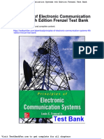 Full Download Principles of Electronic Communication Systems 4th Edition Frenzel Test Bank