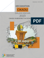 Kecamatan Cikadu Dalam Angka 2023