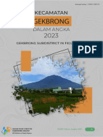 Kecamatan Gekbrong Dalam Angka 2023