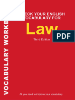 Check Your English Vocabulary For Law - No Keys