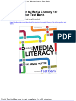 Full Download Introduction To Media Literacy 1st Edition Potter Test Bank