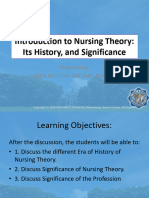 History of Nursing Theory FINAL