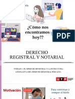 Derecho Registral y La Estructura Legislativa - Derecho Registral Peruano