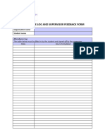 Interdisciplinary Studies Attendance and Feedback Form