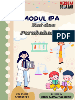 Modul Ipa Zat Dan Perubahannya - Kadek Raditya Yuli Sapitri 2013071015