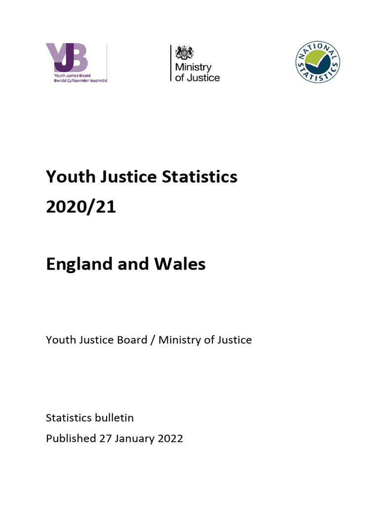 Youth Justice Statistics 2020-21 | PDF | Robbery | Crimes