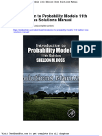 Full Download Introduction To Probability Models 11th Edition Ross Solutions Manual