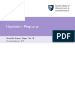 Nutrition in Pregnancy Royal College of Obstetricians and Gynaecologist