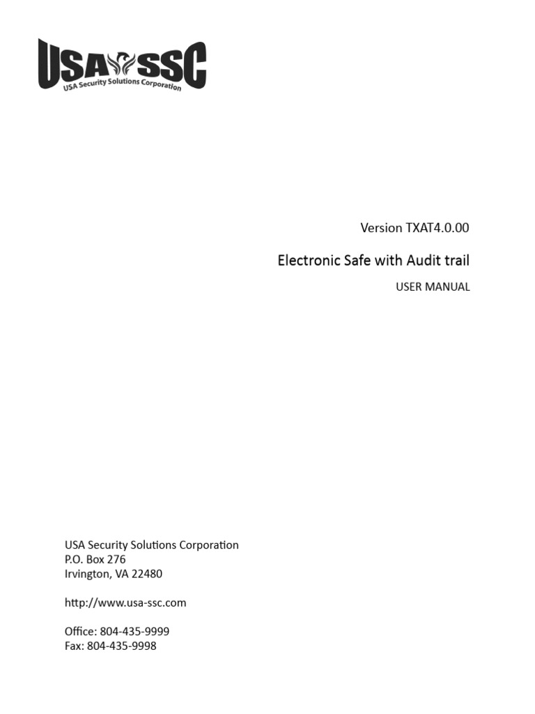 Hotel Safe User Guide | PDF | Software | Computer Engineering