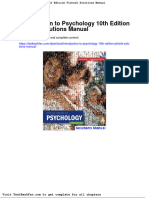 Full Download Introduction To Psychology 10th Edition Plotnik Solutions Manual