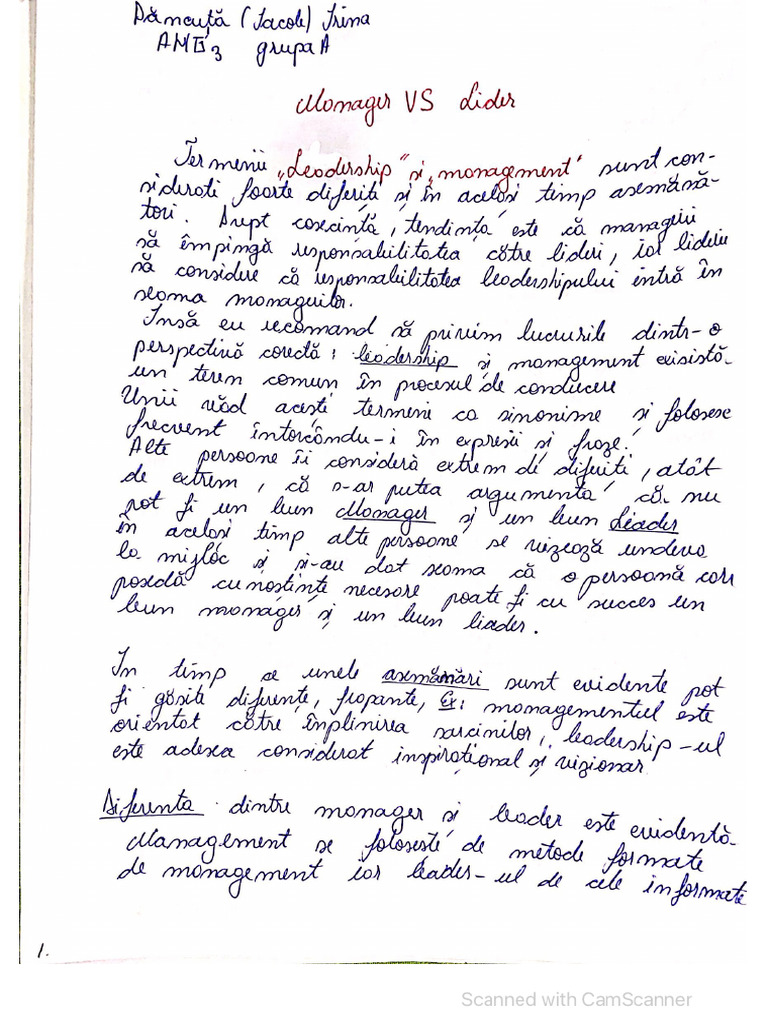 Manager Vs Lider Pdf