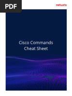Packet Tracer Commands | PDF