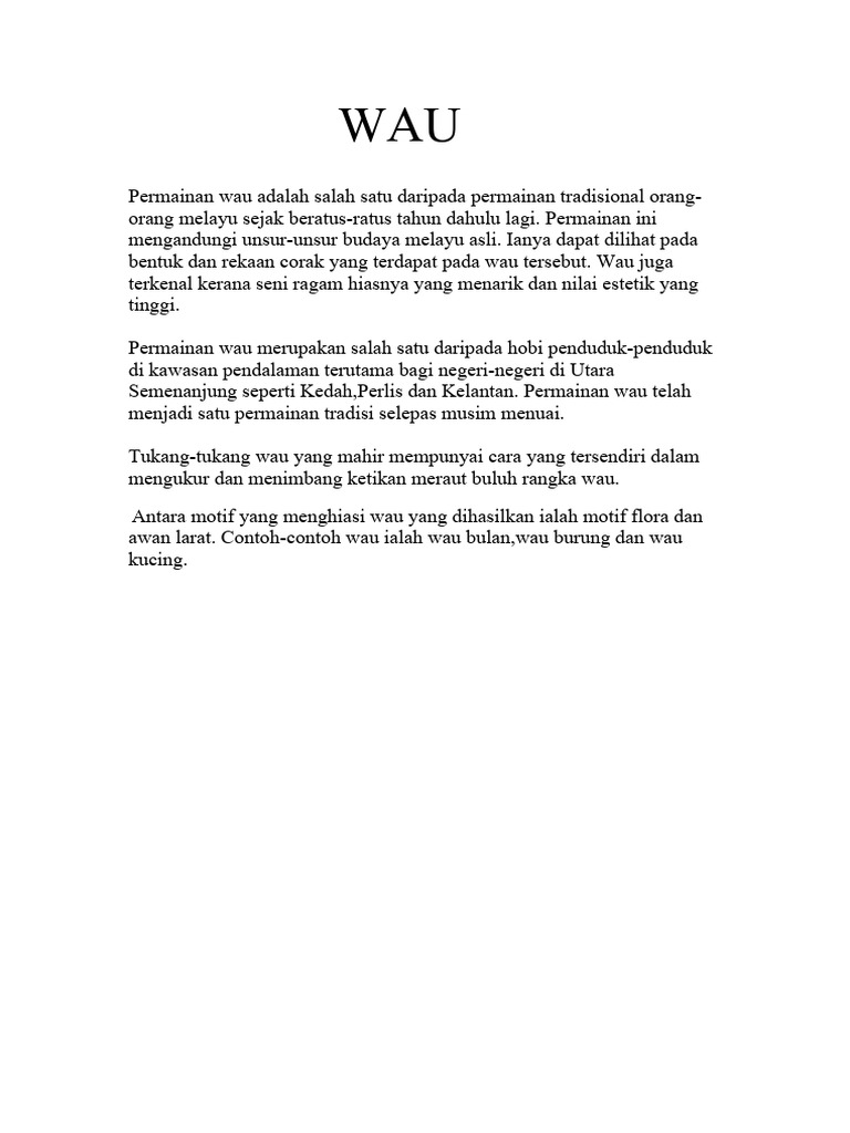 Wau Pdf