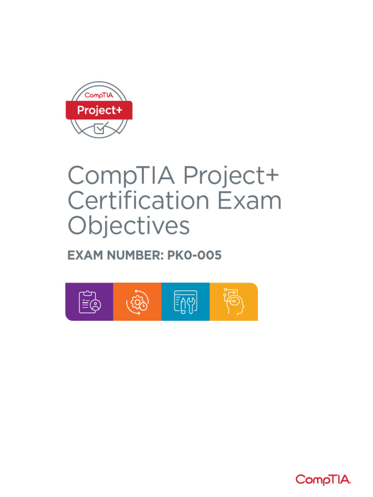 Comptia Project pk0 005 Exam Objectives (6 0) | PDF | Software As A ...