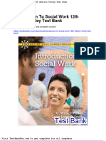 Full Download Introduction To Social Work 12th Edition Farley Test Bank