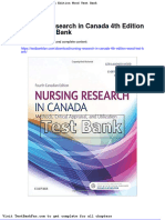 Full Download Nursing Research in Canada 4th Edition Wood Test Bank