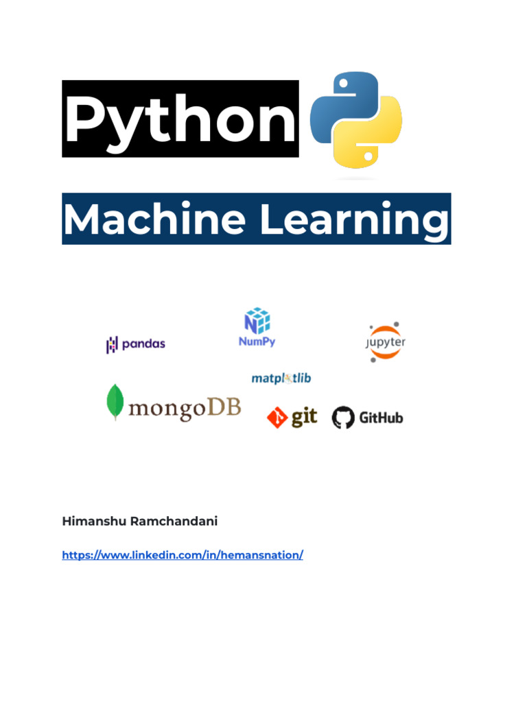 Python ML Roadmap 1697428896 | PDF