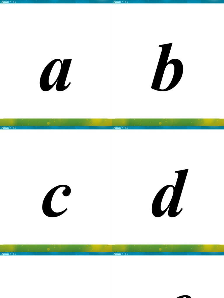 Phonics | PDF