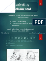 Cours de Marketing Fondamental JGO