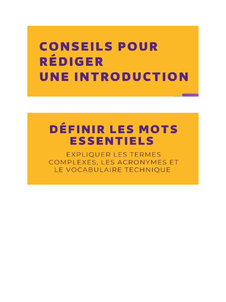 Rédiger Une Introduction PO | PDF