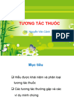 TƯƠNG TÁC THUỐC